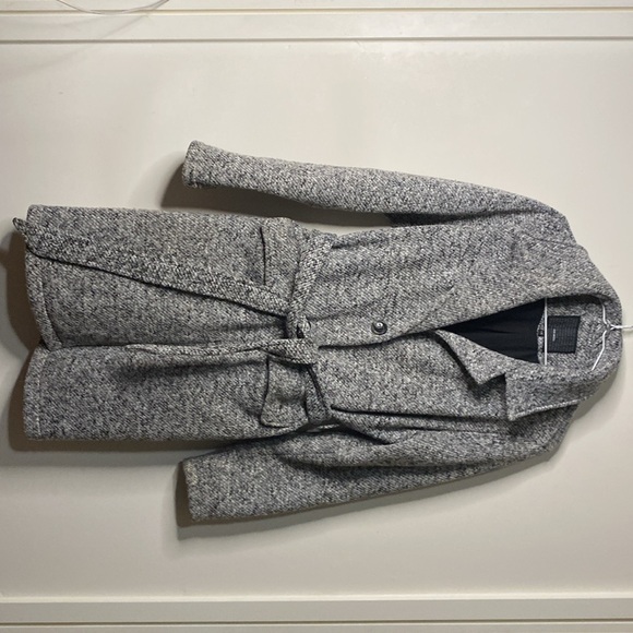 Steve Madden large black&gray coat - Picture 2 of 6